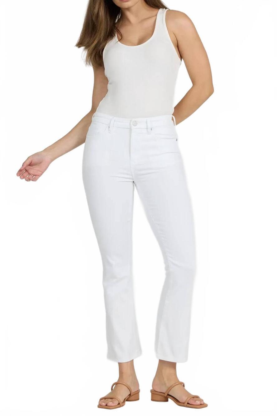NEW DEAR JOHN DENIM jeanne flared jeans in white